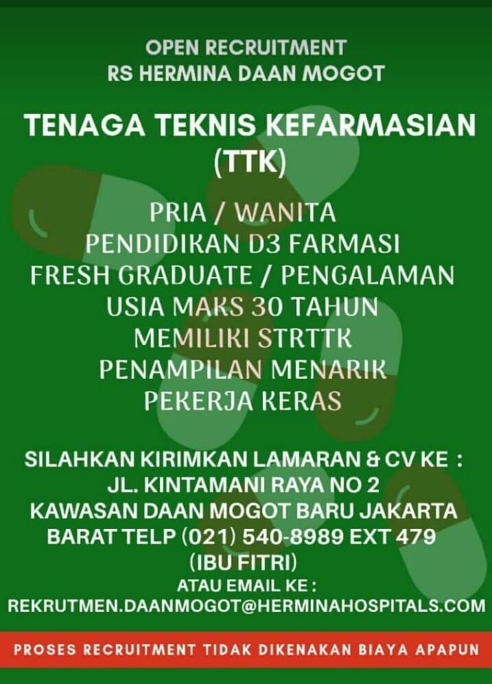 Website Resmi Pengurus Cabang Pafi Jakarta Barat Kota Jakarta Barat Dki Jakarta Lowongan Pekerjaan